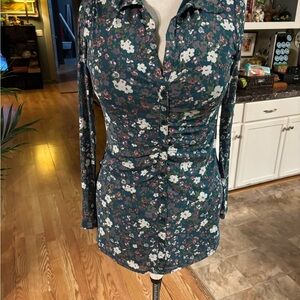 Floral Long Sleeve Dress